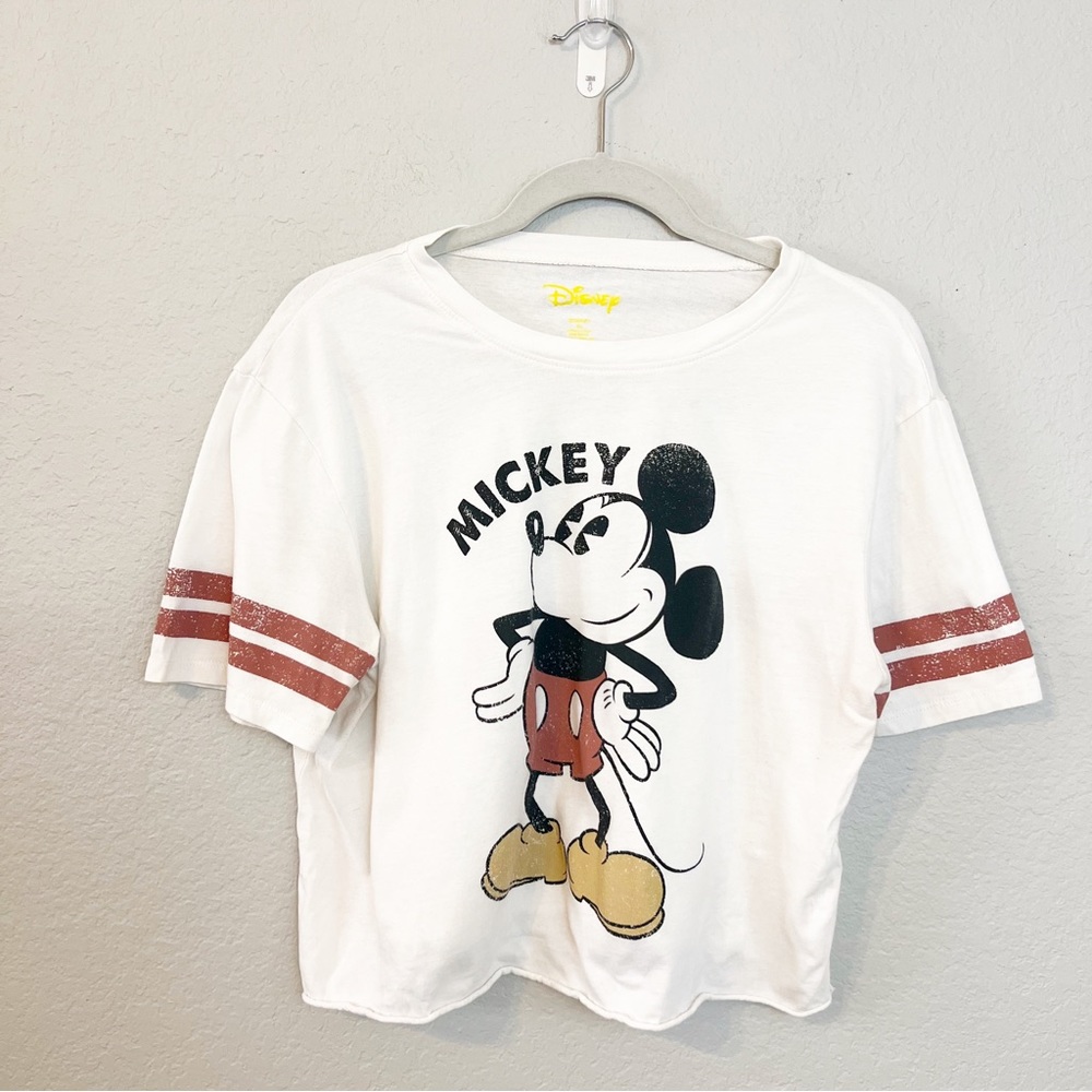 Disney Mickey Mouse Cropped T-Shirt